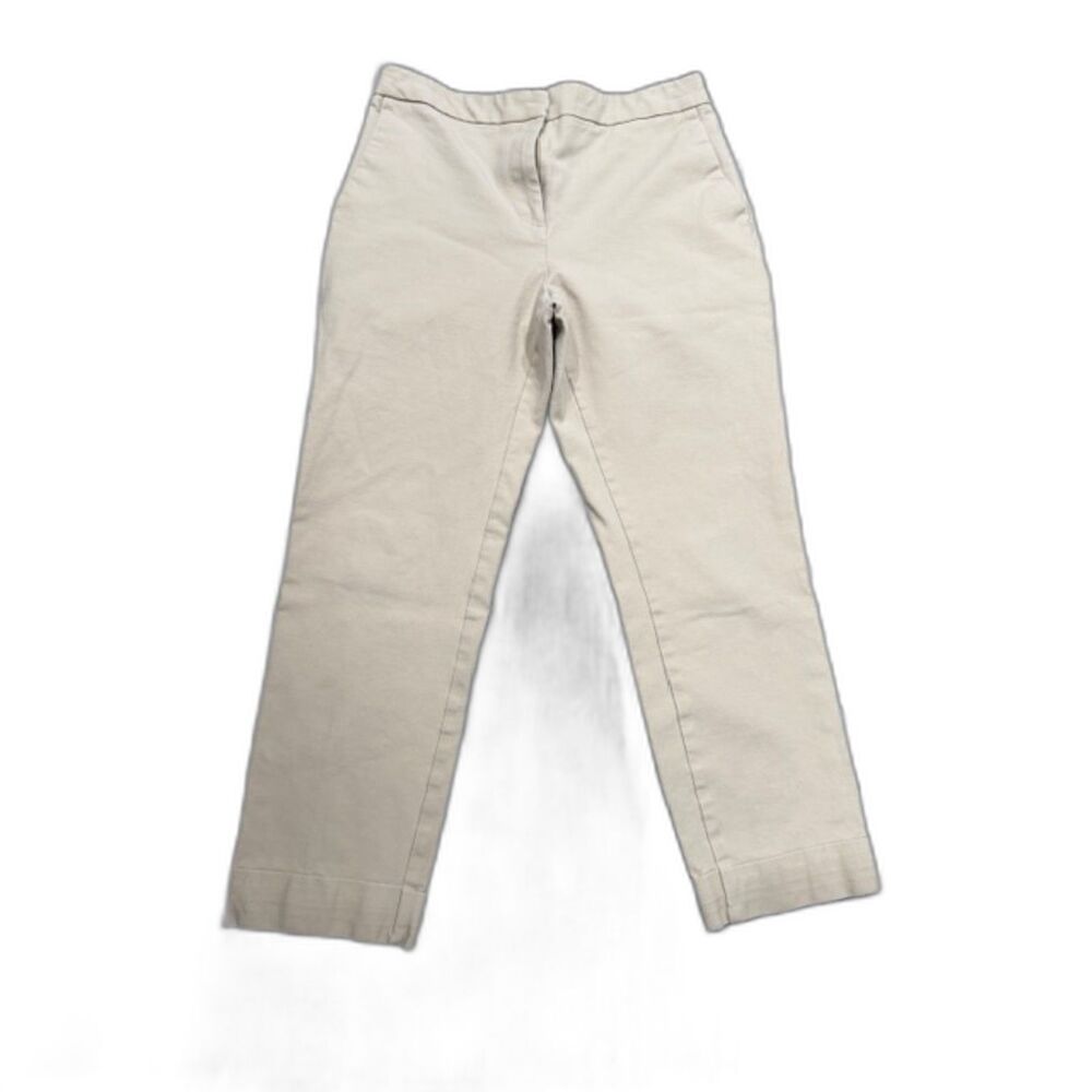 ANN TAYLOR FACTORY Beige Slim Fit Pants Size 4 Stretch Work Casual